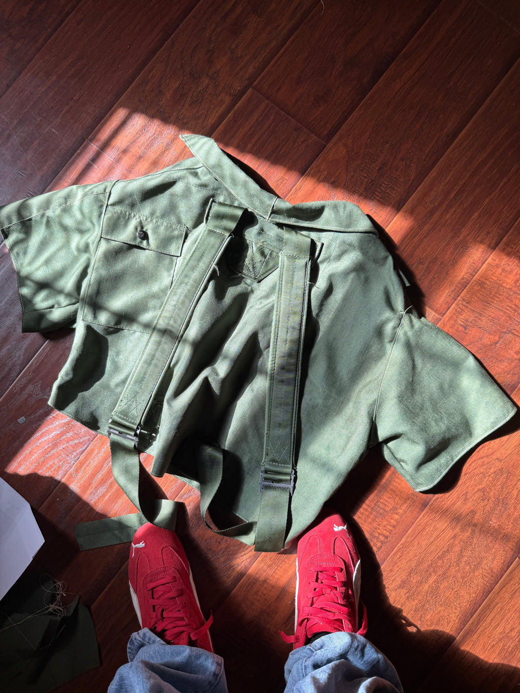 duffle bag shirt